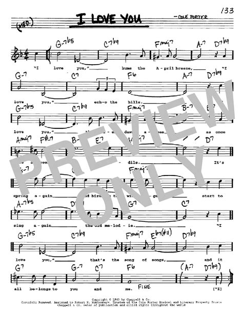 I Love You | Sheet Music Direct