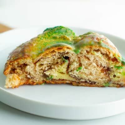 King Cake with Cream Cheese Filling - Kenneth Temple