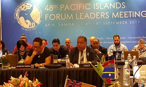 48th Pacific Islands Forum Communique - Pacific Tourism Organisation