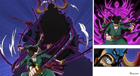 Zoro Ashura vs Kaido - One Piece 1010- by RaphaelDslt on DeviantArt