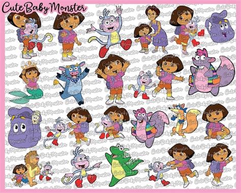 Dora The Explorer Svg Dora Svg Tico Svg Boots Svg Dora Etsy Australia ...