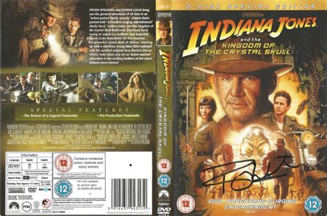 Sold Price: Ray Winstone signed DVD sleeve for Indiana Jones and the Kingdom of the Crystal ...