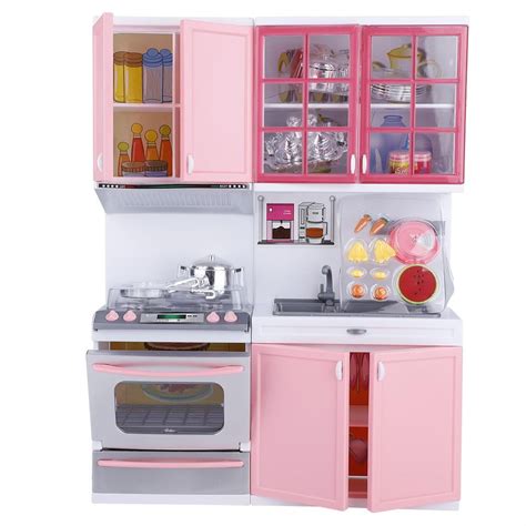 Mgaxyff Kitchen Toy Set,Mini Kitchen Pretend Role Play Toy Set Funny Kitchenware Playing House ...