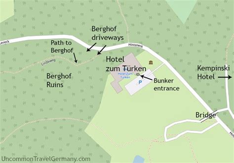 Hitler's Berghof Map