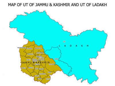 PoK in UT of Jammu and Kashmir, Gilgit-Baltistan in Ladakh in fresh map ...