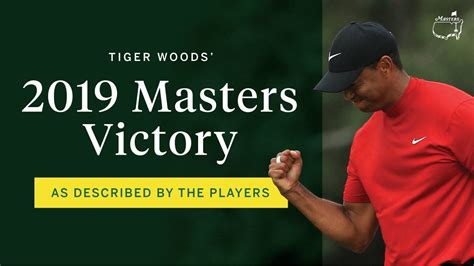 Tiger Woods’ 2019 Masters victory as described by the players - YouTube