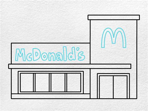 How to Draw Mcdonalds - HelloArtsy