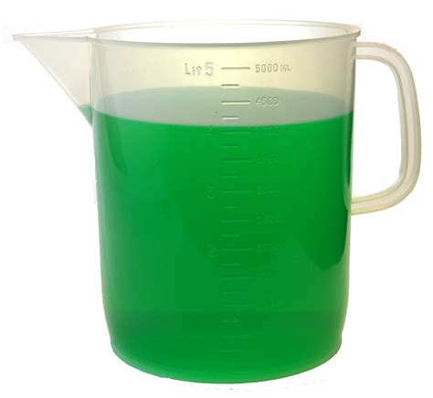 Buy EISCO Measuring Jug, 5000mL (5 Liter) - Short Form - Polypropylene ...