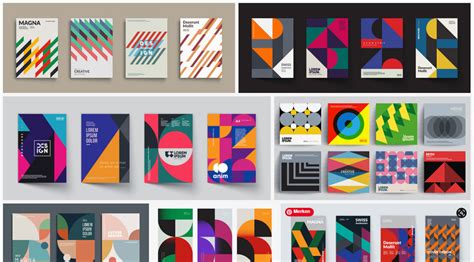 Download Minimalist Vector Graphics Inspired by Swiss Graphic Design