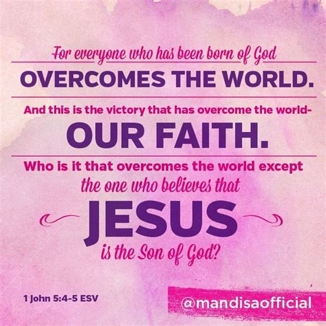 Overcomer! | Bible verse pictures, Christian verses, God loves me