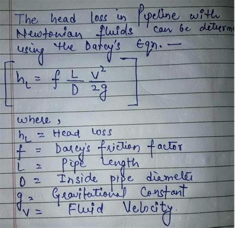 [Solved] Calculate head losses for all fittings using the Bernoulli ...