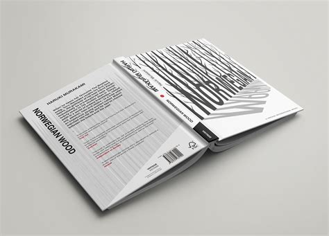 Norwegian Wood - Type Book Cover on Behance