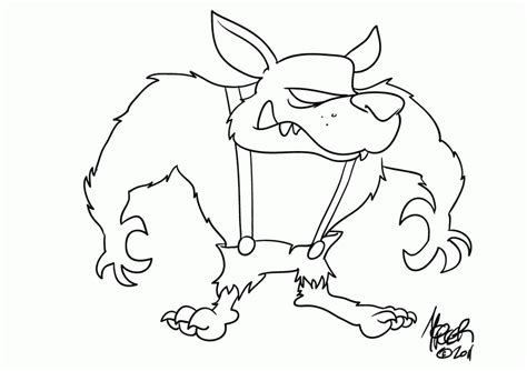 Big Bad Wolf Coloring Coloring Pages