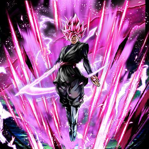 Download Black Goku Super Saiyan Rose Artwork Wallpaper | Wallpapers.com