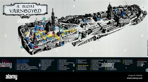 The Buda Castle District map Budapest Hungary Europe Stock Photo - Alamy