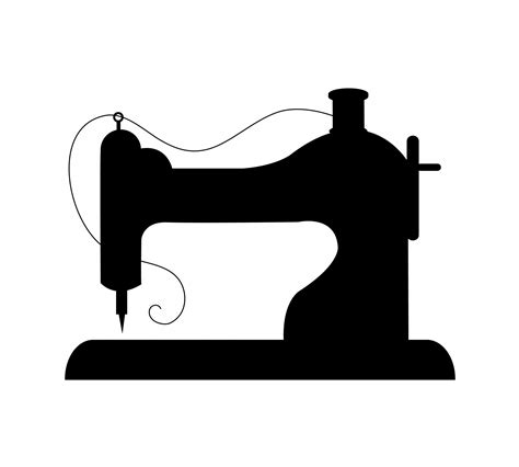 Sewing Machine Vintage Silhouette Free Stock Photo - Public Domain Pictures
