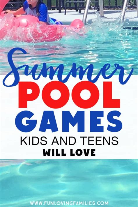 15 Fun Pool Party Games for Kids - Fun Loving Families