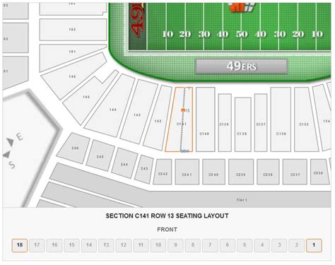 49ers Stadium Seating Chart | Elcho Table