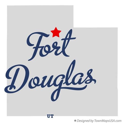 Map of Fort Douglas, UT, Utah