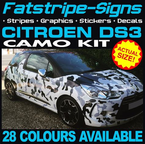 to fit CITROEN DS3 GRAPHICS CAR CAMO KIT VINYL STICKERS DECALS BONNET ROOF | eBay