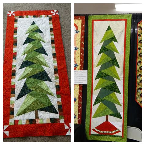 Christmas tree quilted wall hanging, Christmas wall hangings, Christmas ...