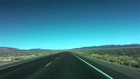 Timelapse Drive - US Route 50 Nevada "Loneliest Highway" - YouTube