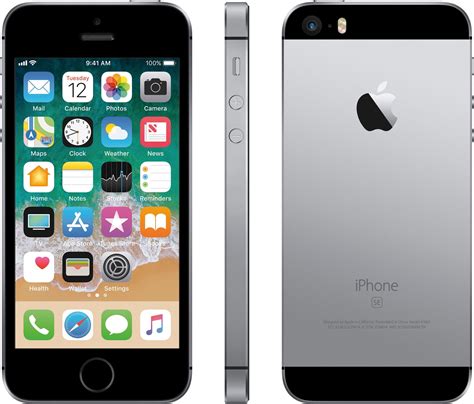 Restored Apple iPhone SE 16 GB Locked to AT&T and Cricket Space Gray (Refurbished) - Walmart.com