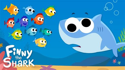 10 Little Fishies | Finny The Shark - YouTube