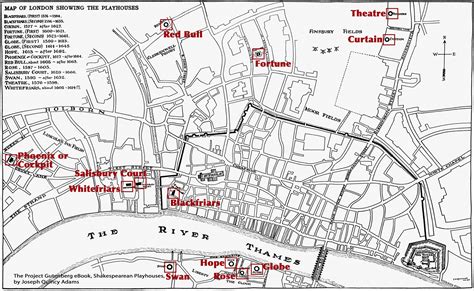 Map London Theatres - Map Of Counties Around London