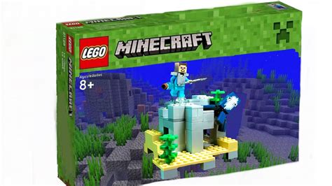 How to build Minecraft LEGO underwater ruins (My creation with ideas ...