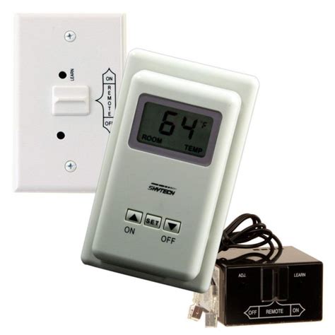 Skytech TS/R-2 Wireless Wall Mounted Thermostat Fireplace Remote Control