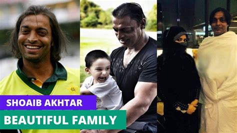 Shoaib Akhtar with his Family - YouTube