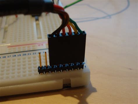 Double sided male headers - ease your FTDI cable to breadboard connections woes! · Oliver Smith