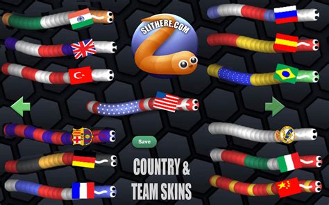 Slither.io Mods, Country Flags, Team Logos, Create Your Own Skin