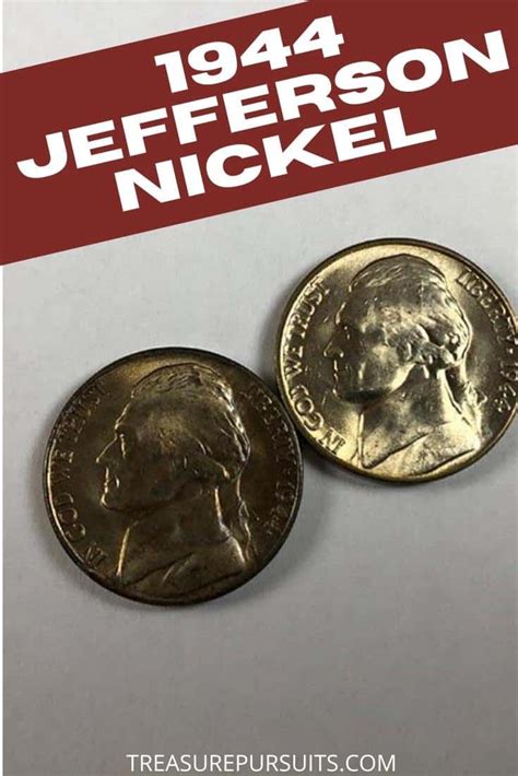 1944 Jefferson Nickel - Silver Wartime Nickel