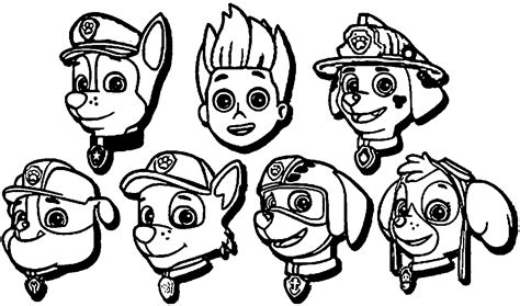 Free Nick Jr Paw Patrol Coloring Pages