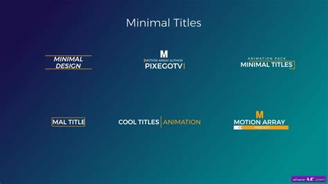 30 Motion Titles Pack - Premiere Pro Templates » free after effects ...