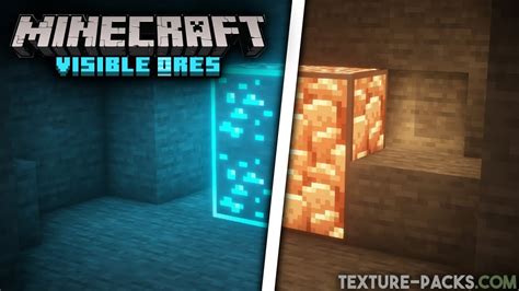 Visible Ores Texture Pack Download for Minecraft (Highlighted Ores ...