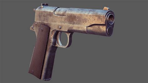 M1911 Pistol — polycount