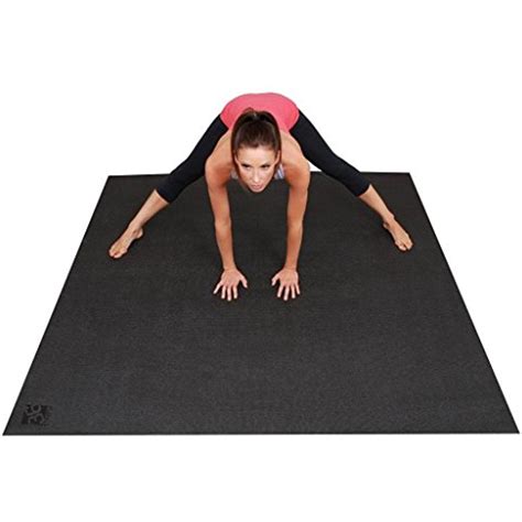 Large YOGA Mat. Extra Long, Extra Wide 72-Inch X 72-Inch (6 ft x6 ft) # ...