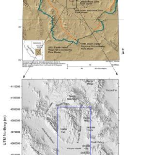 Location Map Of The Yucca Mountain Project And An Enlargement Showing ...