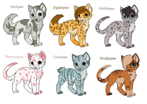 Warrior Apprentice Adopts by acornheart465 on DeviantArt