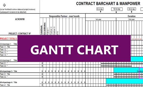Project Gantt Chart Template - Karaleise.com