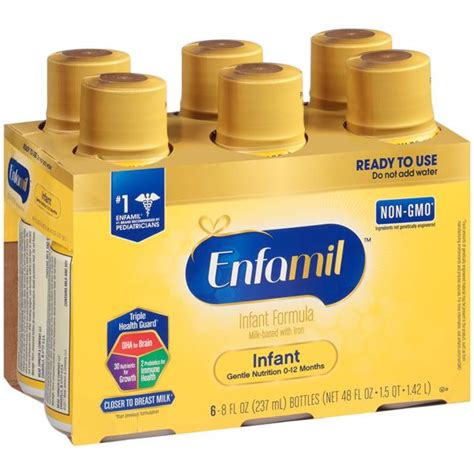 Enfamil Premium Ready to Use Infant Formula 6 Pk | Hy-Vee Aisles Online Grocery Shopping