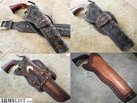 ARMSLIST - For Sale: Cowboy Action Holsters for Colt Uberti Pietta .45 Peacemaker, 1860, 1851