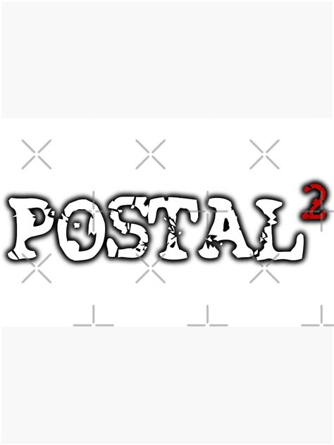 "Postal 2 Text Logo" Poster for Sale by InfinitelyWavey | Redbubble