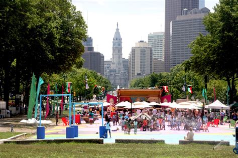 Sneak Peek: The Oval Pop-Up Park Opens Today - Curbed Philly