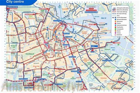 Carte Metro Amsterdam | imvt