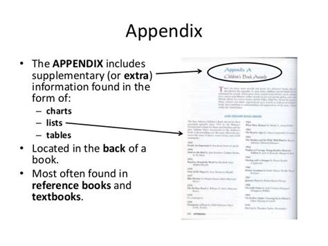 Appendix Meaning