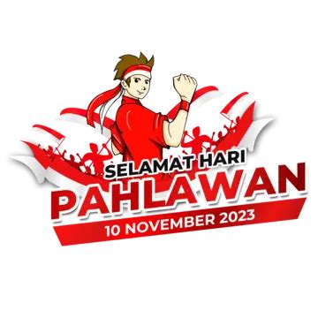 Gambar Identiti Logo Hari Pahlawan 2023 PNG | Vektor Dan Fail PSD ...